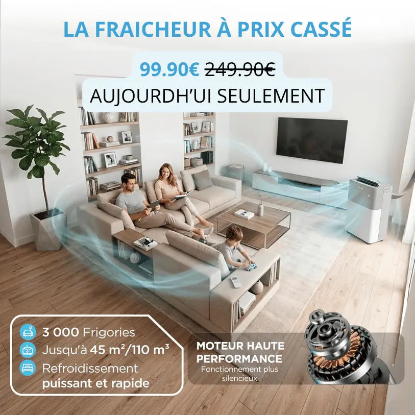 Midea PortaSplit - Refroidit comme une clim fixe, se branche comme un ventilateur
